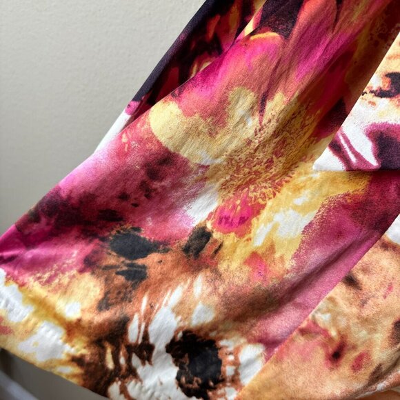 SPEECHLESS FLoral Satiny Strapless Mini Dress Size 3 - Picture 7 of 9